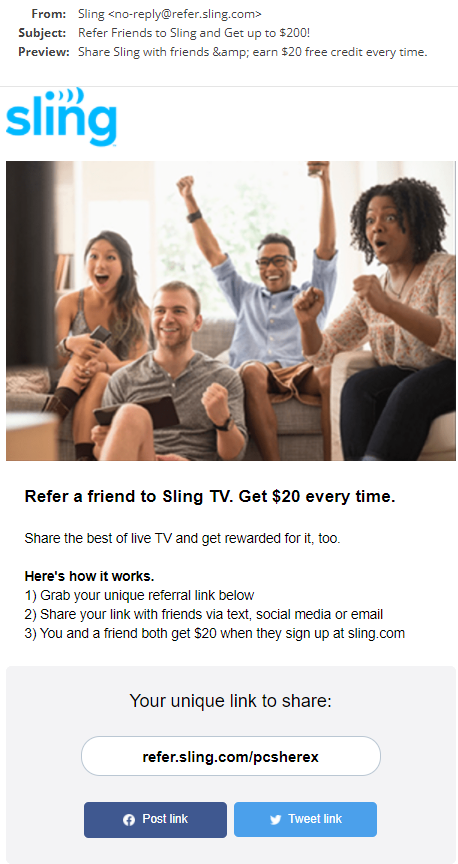 slingshot refer a friend