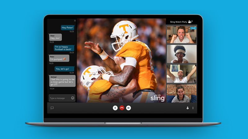 How to Host a Live TV Watch Party on Sling TV