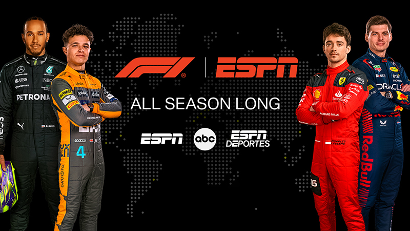Formula 1 in America: Sunday's U.S. Grand Prix Airing Live on ABC, ESPN+,  ESPN Deportes - ESPN Press Room U.S.