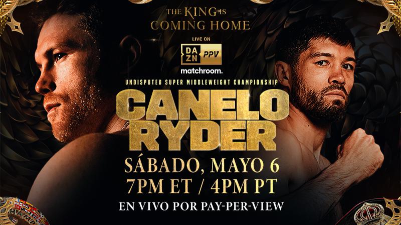 Promotional art for Canelo-Ryder Channel logo