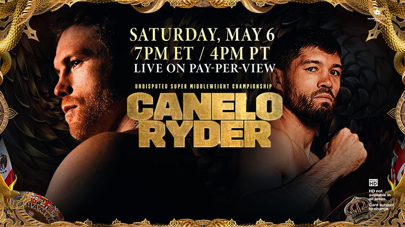 Promotional art for Canelo-Ryder Channel logo