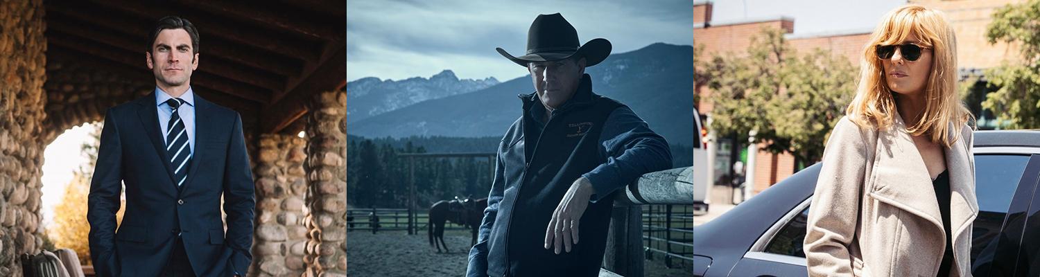 Promotional images for Yellowstone