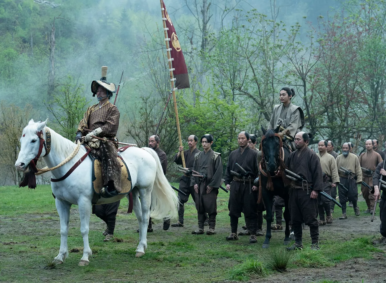 A scene from 'Shōgun' on FX with Hiroyuki Sanada as Lord Yoshii Toranaga