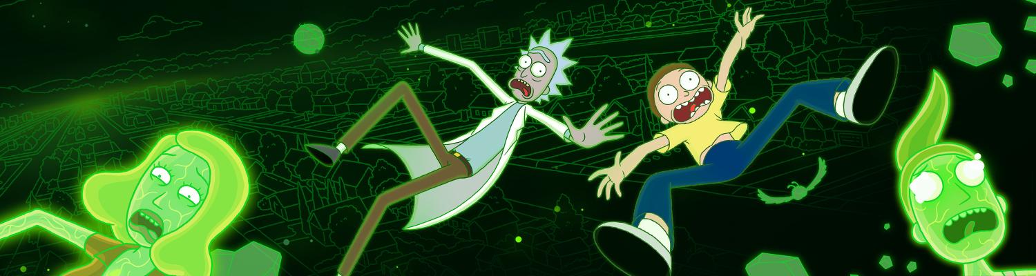 Promotional art for season 6 of 'Rick and Morty' on Adult Swim