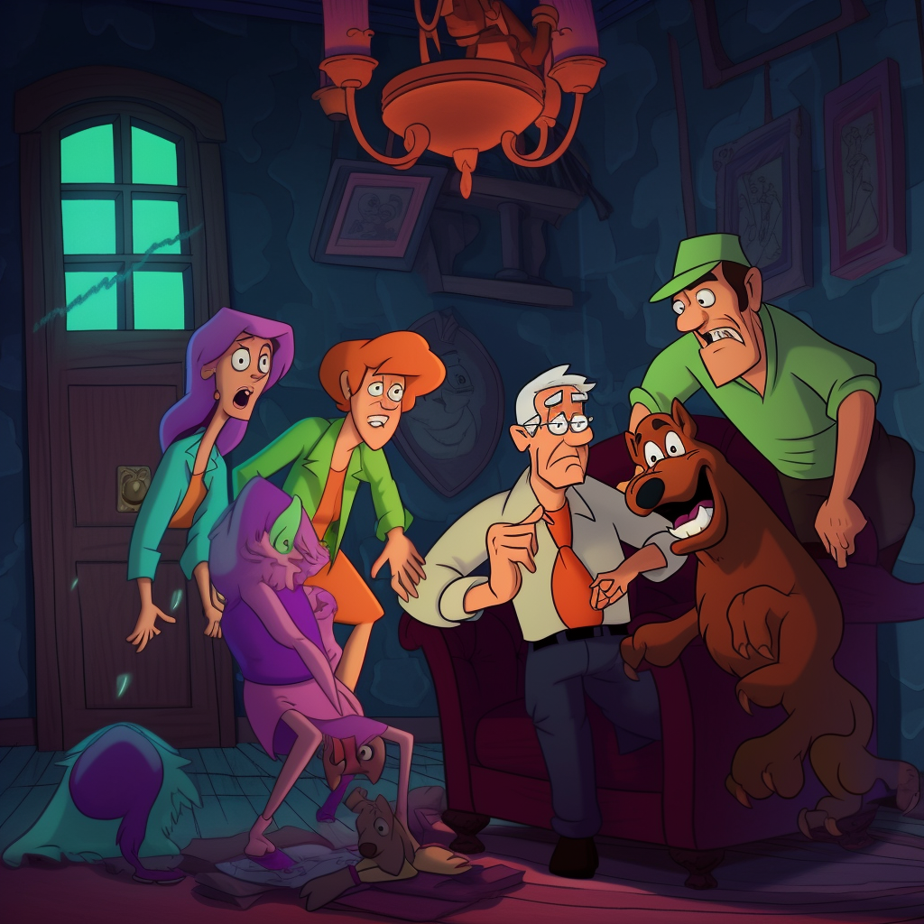 An AI Image of Scooby-Doo, which does not look like Scooby-Doo