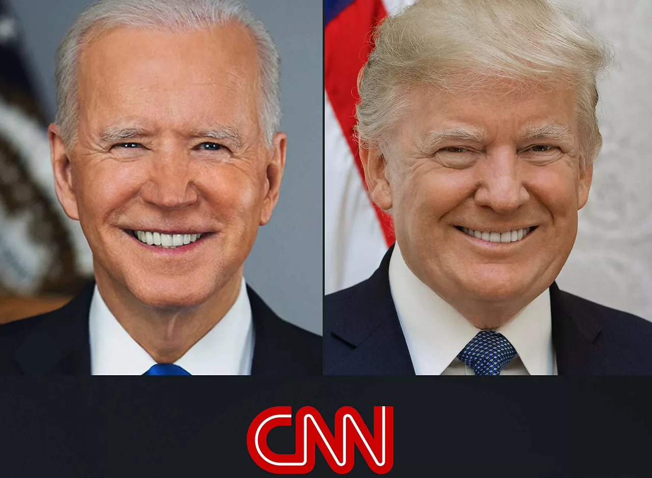 Art for the CNN Presidential Debate