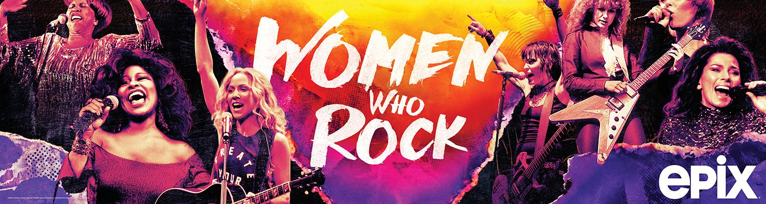 Promotional art for 'Women Who Rock'