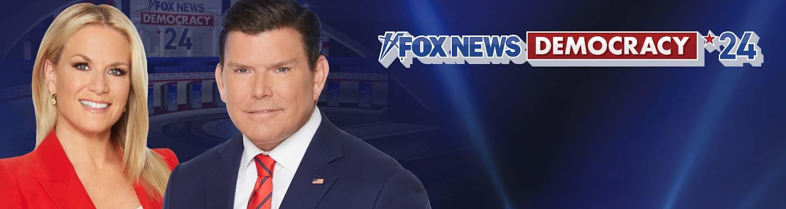 Promotional art for the first Republican primary debate on Fox News Channel