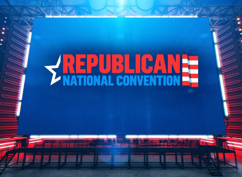 Key art for the RNC on MSNBC