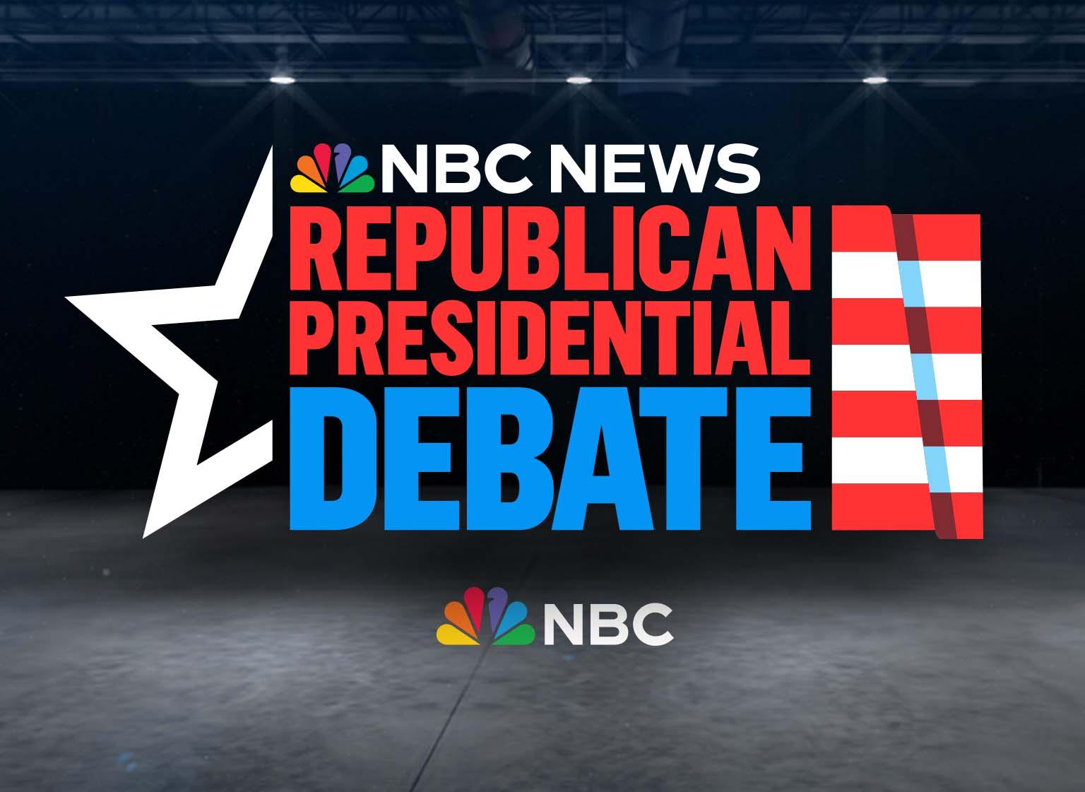 Promotional art for the third GOP Debate on NBC