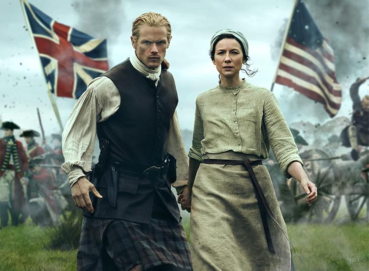 Promotional art for Outlander season 7 on Starz