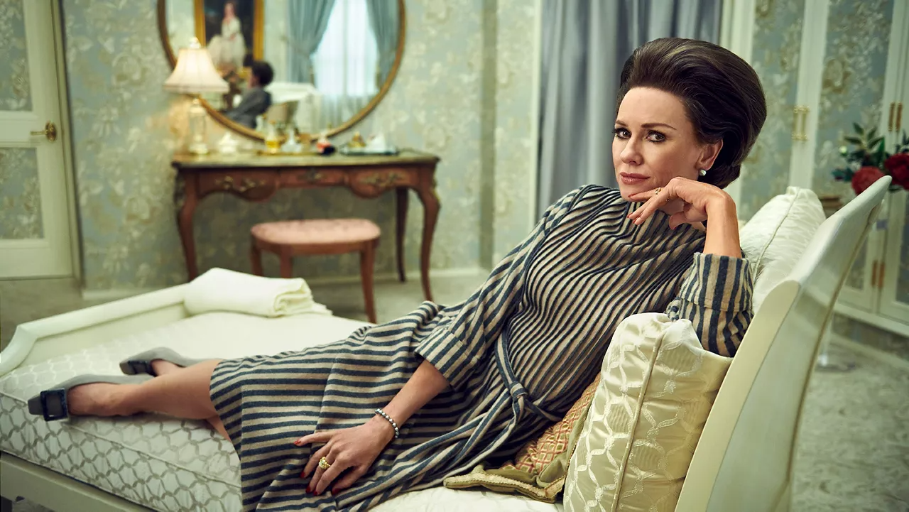 Naomi Watts as Babe Paley in FEUD: Capote Vs. The Swans