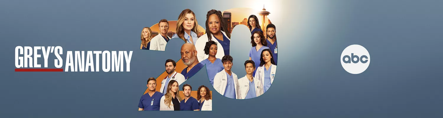 Key art featuring characters from season 20 of 'Grey's Anatomy'