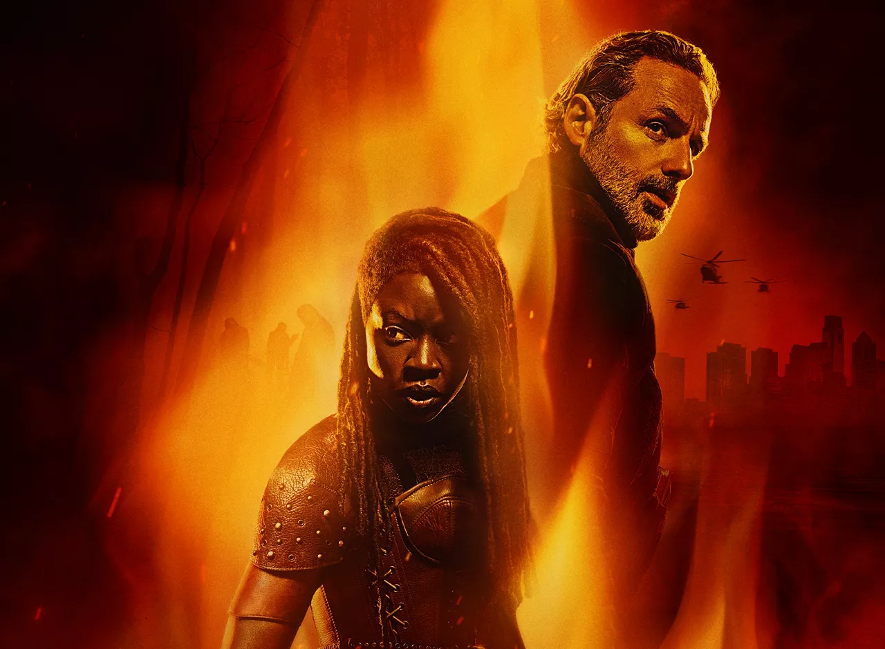 Art for 'The Walking Dead: The Ones Who Live' with Rick and Michonne