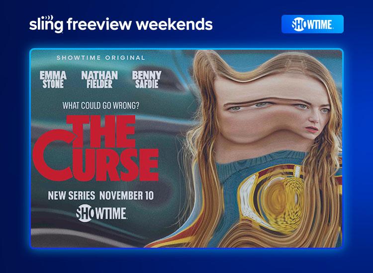 Promotional art for the Showtime free preview on Sling TV