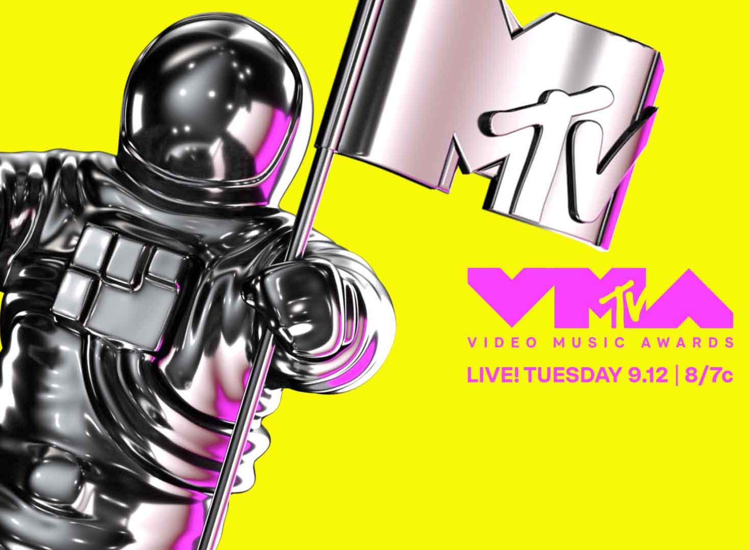 Promotional art for the 2023 VMAs on MTV