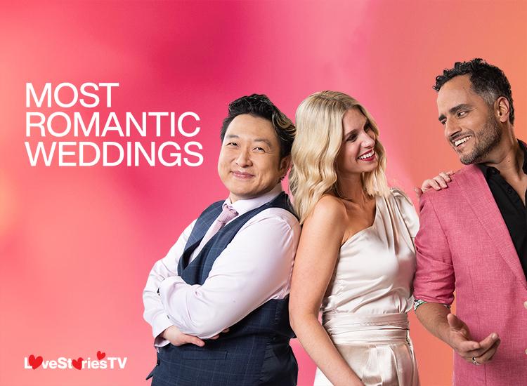 Key art for 'Most Romantic Weddings' on Love Stories TV