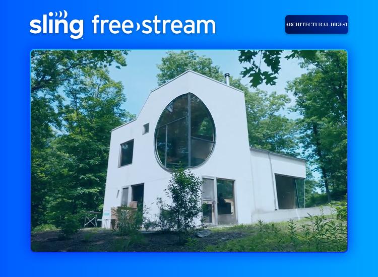 Promotional art for Architectural Digest on Sling Freestream