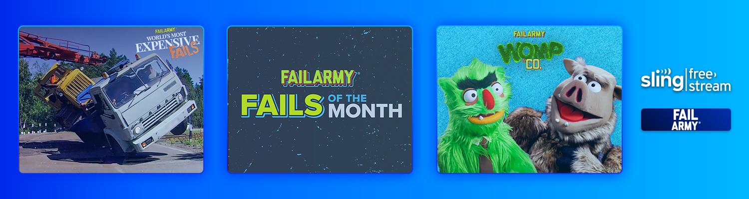 Promotional art for FailArmy on Sling Freestream