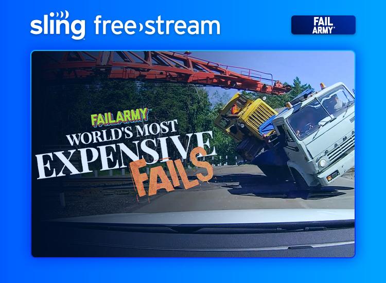 Promotional art for FailArmy on Sling Freestream