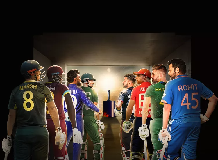 Art for the Super 8 stage at the T20 Cricket World Cup