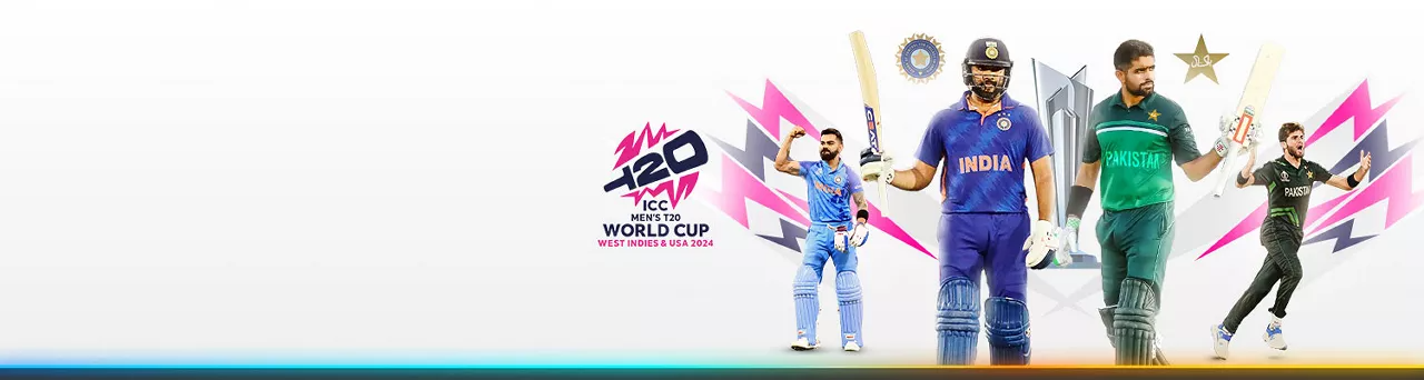 Art for India vs. Pakistan in the 2024 ICC Men's T20 World Cup