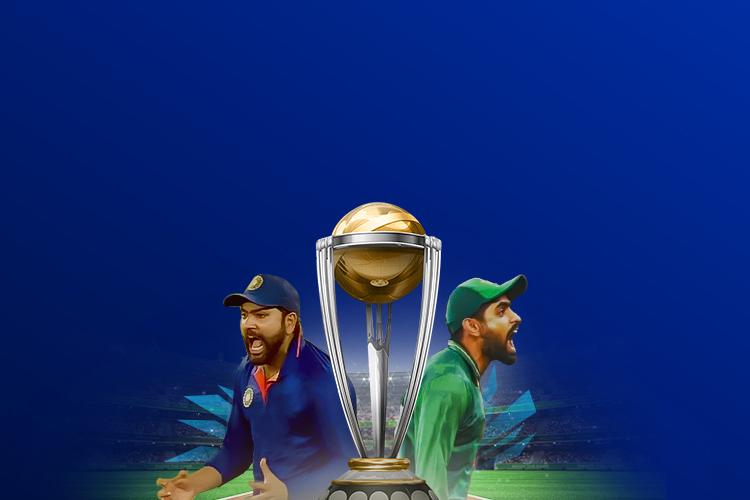 Art for india vs. pakistan in the Cricket World Cup