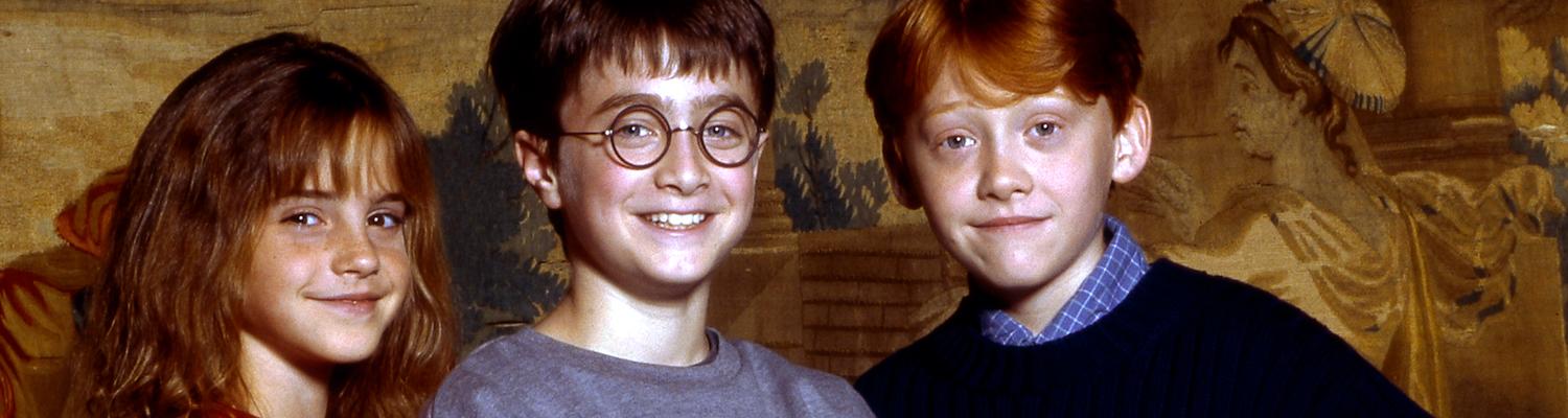 Harry Potter stars Daniel Radcliffe, Emma Watson, and Rupert Grint