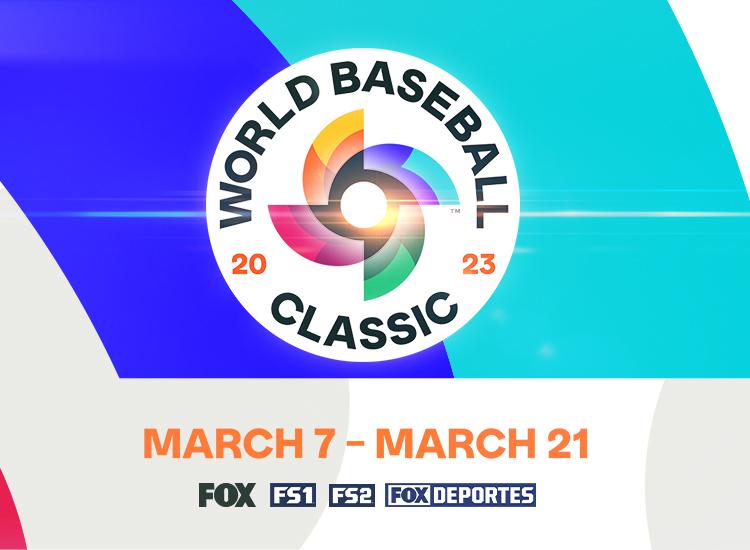 Promotional image for the World Baseball Classic on FOX Sports