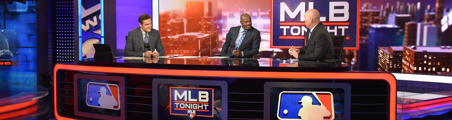 The MLB Network studio crew