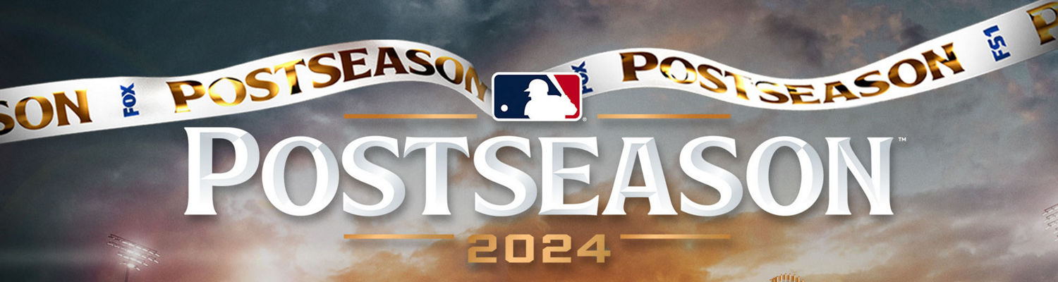 Promotional art for the 2024 MLB Postseason