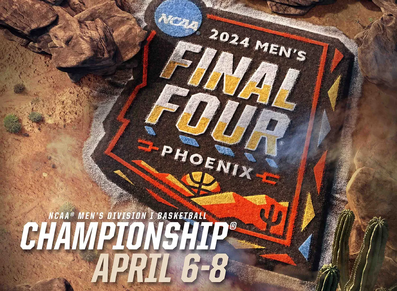 Promotional art for the 2024 Final Four on TBS