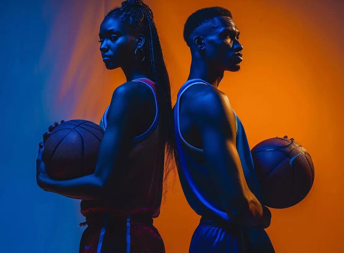 Promotional art for the NCAA Basketball Tournaments on Sling