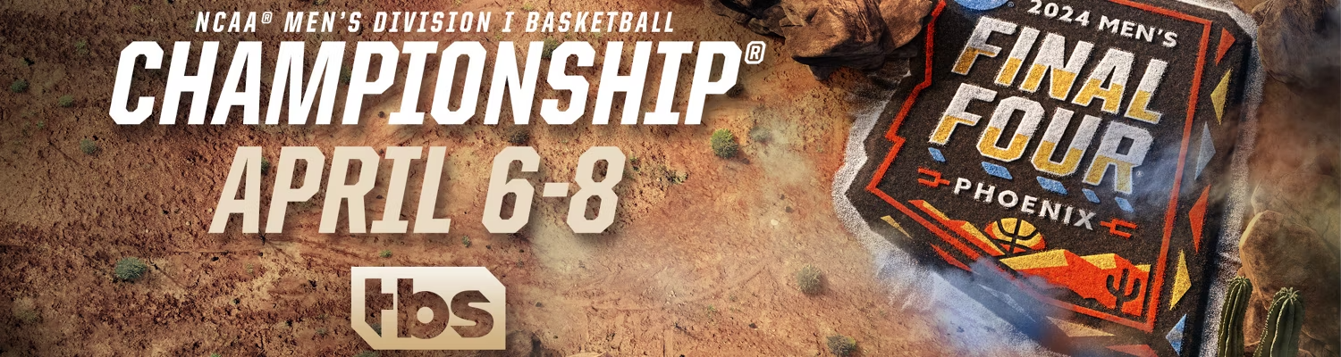 Promotional art for the 2024 Final Four on TBS