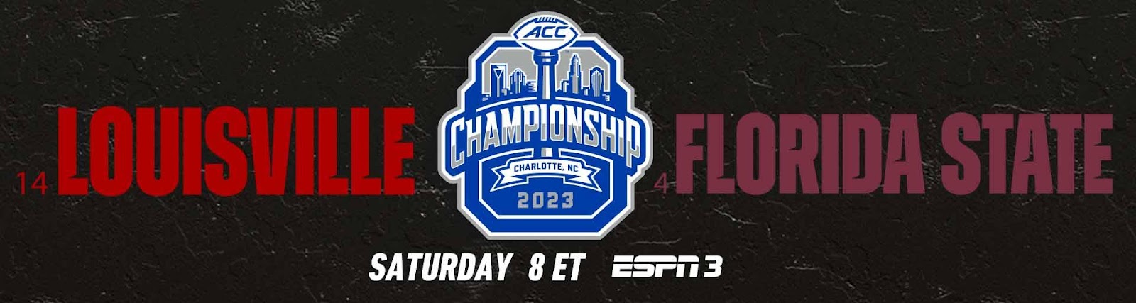 Promotional art for the ACC Championship on ESPN