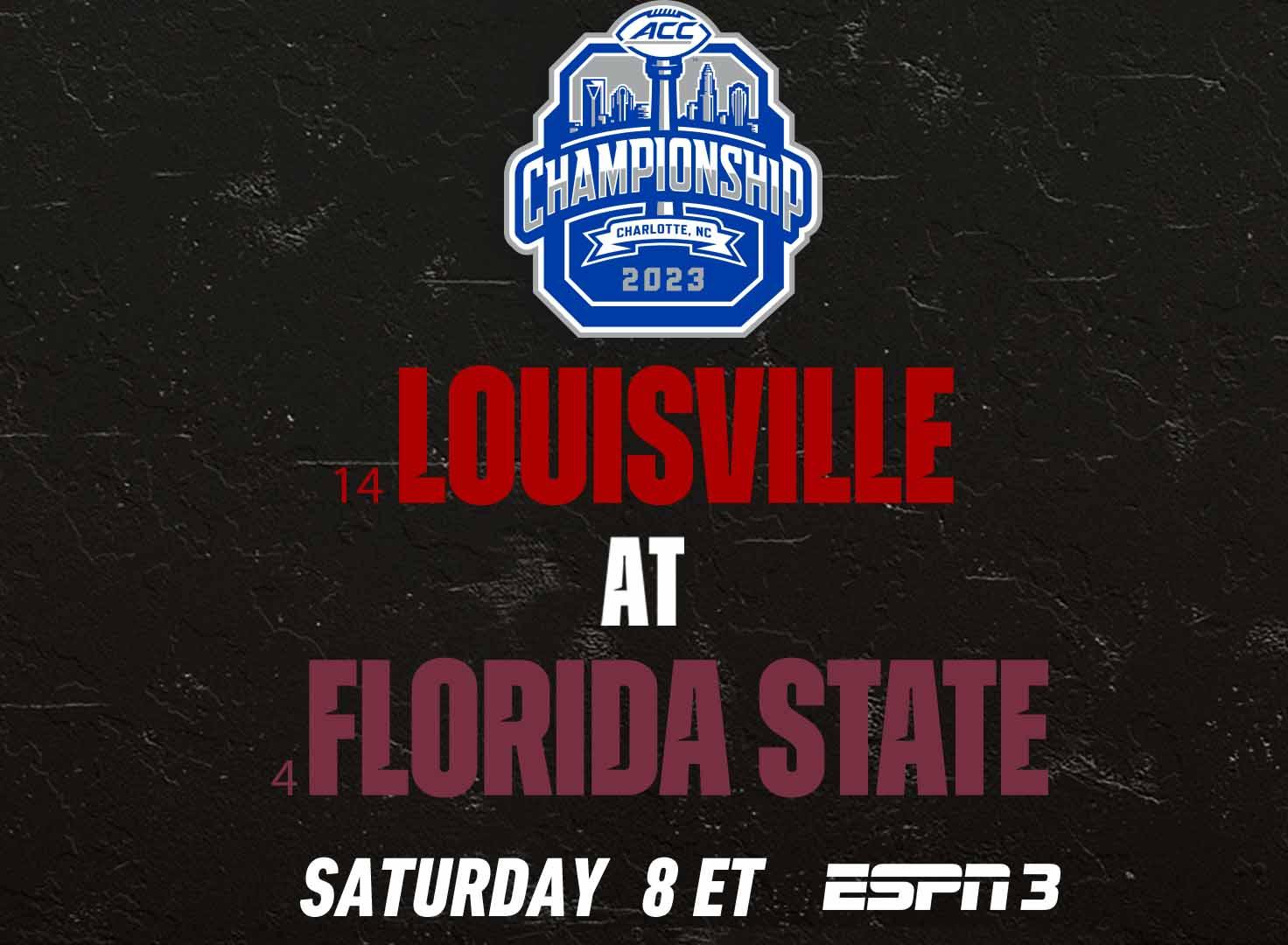 Promotional art for the ACC Championship on ESPN