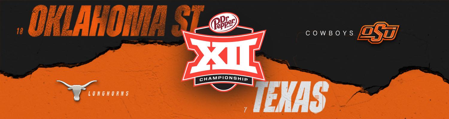 Promotional art for the Big 12 Championship on ESPN