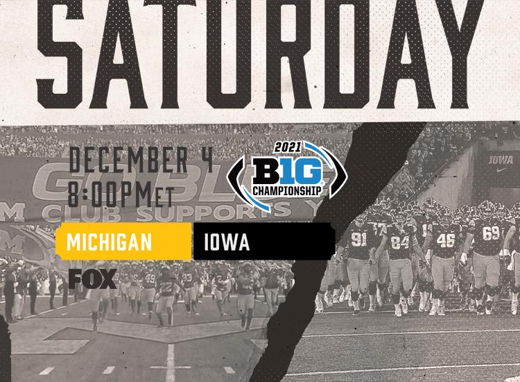 Promotional art for the Big 10 Championship on FOX