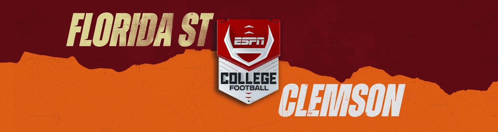 Promotional art for FSU-Clemson on ESPN