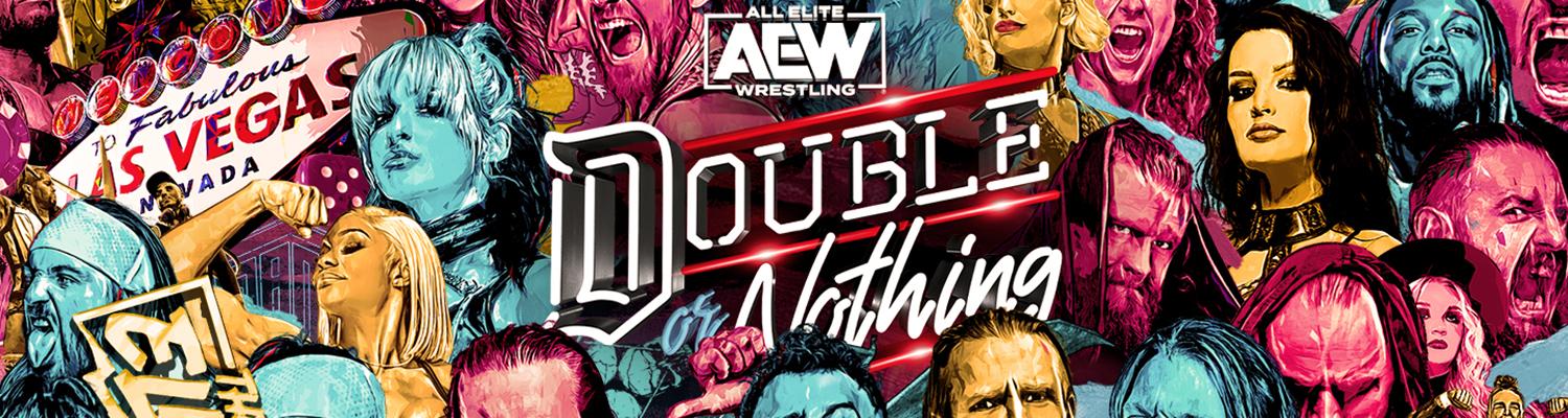 Promotional art for AEW Double or Nothing PPV