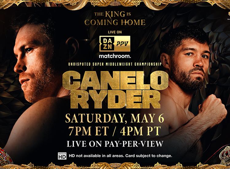 Promotional art for Canelo-Ryder