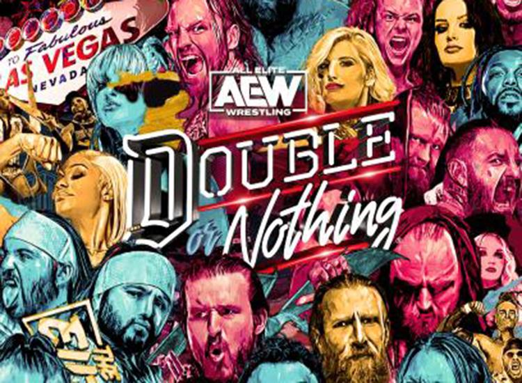 Promotional art for AEW Double or Nothing PPV