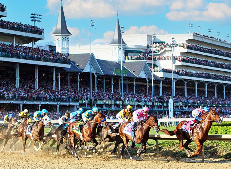 Promotional art for the Kentucky Derby on NBC