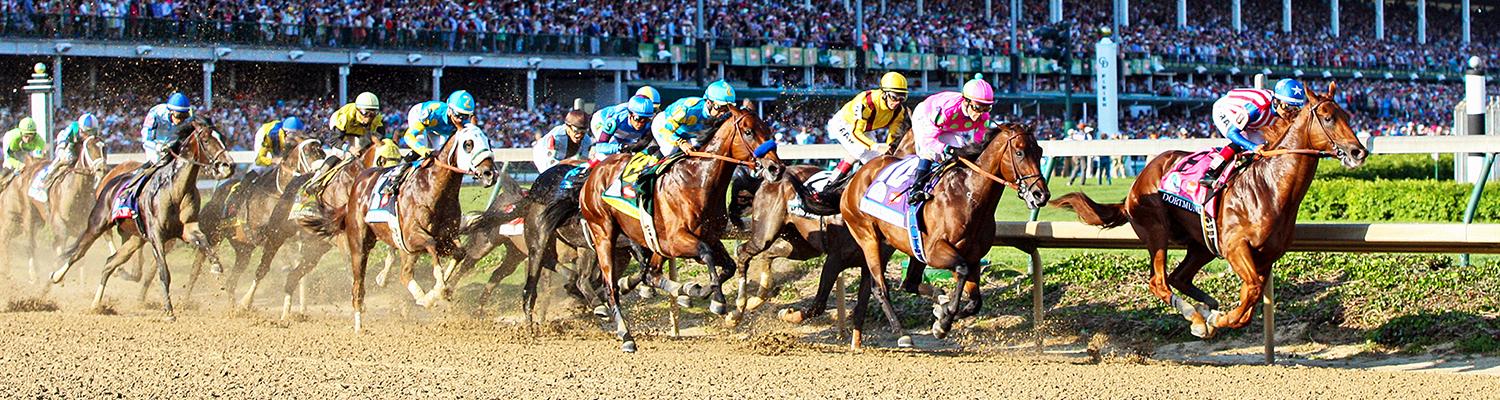 Promotional art for the Kentucky Derby on NBC