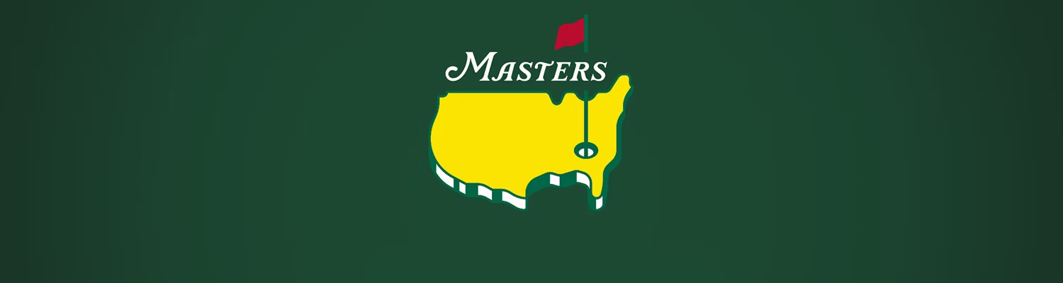 Promotional image of 2024 The Masters logo on a green background