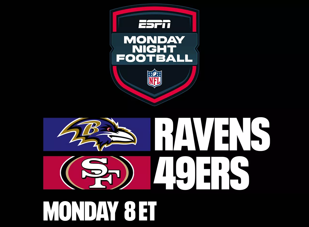 Art for Ravens-49ers Monday Night Football on ESPN