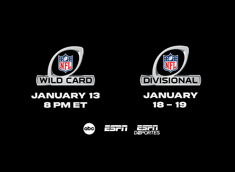 Art for the NFL Wild Card and Divisional Round Games on ESPN.