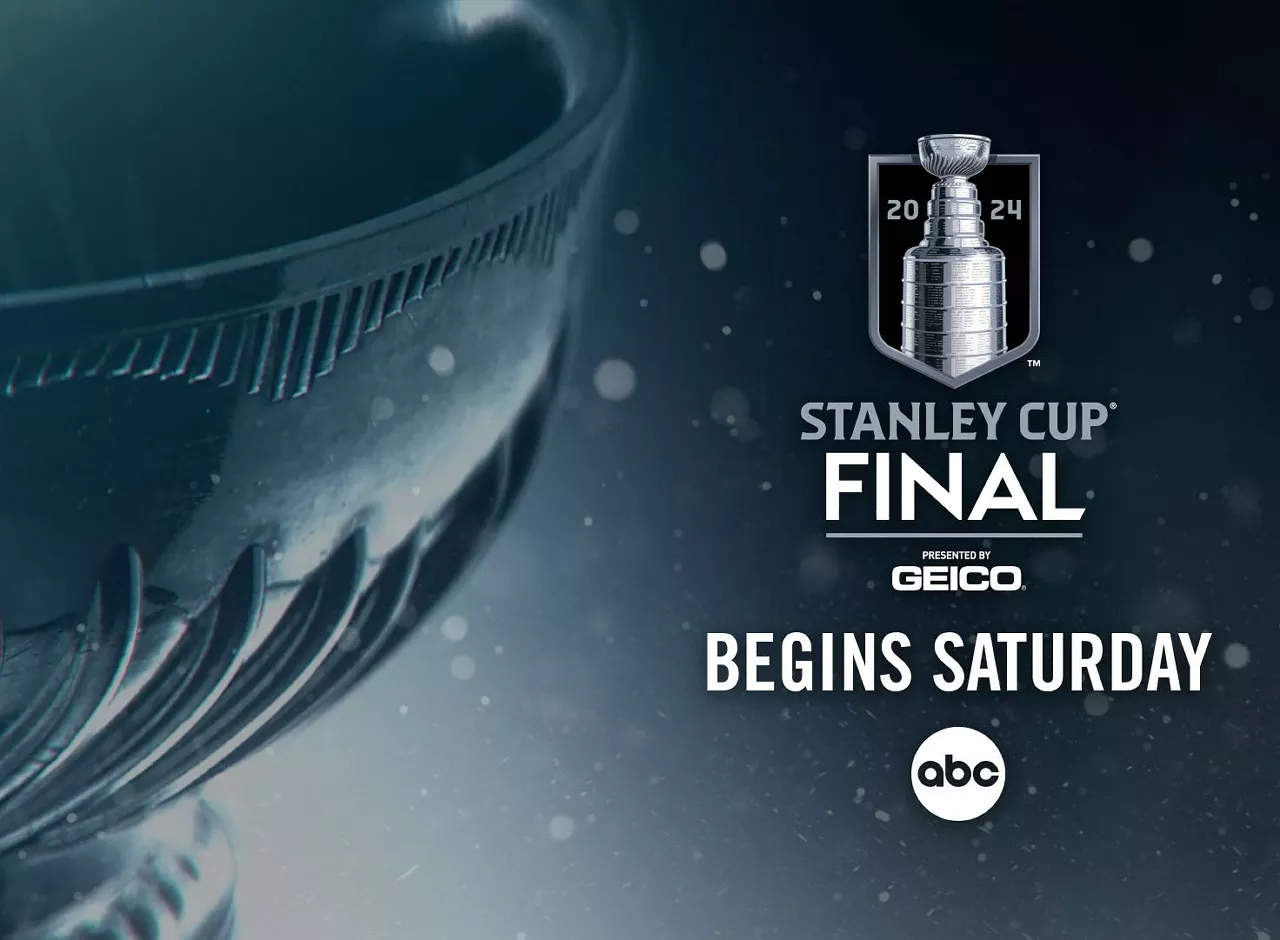 Promotional artwork for the 2024 Stanley Cup Final on ABC