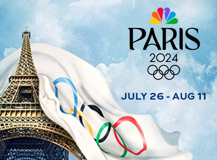 Art for the 2024 Paris Olympics on the networks of NBCUniversal