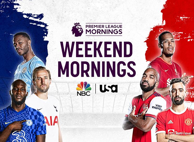 Promotional art for Premier League soccer on USA Network